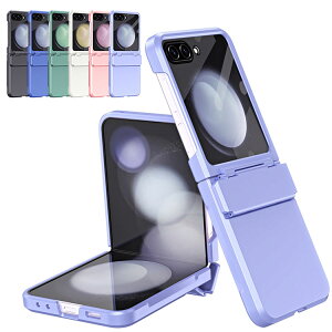 Galaxy Z Flip6 ϏՌ P[X Jo[ ܂肽݌^ vX`bN n[hP[X+TufBXvCtیtB KXt Samsung TX MNV[ Z tbv6 AhCh 