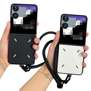 Xiaomi MIX Flip �P�[�X �ϏՌ� �J�o�[ �܂肽���݌^ PU���U�[�P�[�X �X�g���b�v�t�� �n���h�R �X�g���b�v �X�g���b�v�z�[���t�� ���킢�� �V���v�� ���� �V���I�~ �~�b�N�X �t���b�v �A���h���C