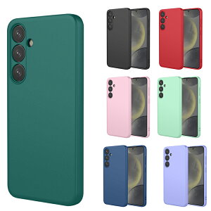 Galaxy S24FE P[X ϏՌ Jo[ Jی삠 TPU \tgP[X Vv Xgbv 킢 Samsung TX MNV[ S24 FE   X}[gtH/X}tH/X}zP[