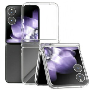 Xiaomi MIX Flip �N���A�P�[�X �J�o�[ �܂肽���݌^ �N���A ���� �v���X�`�b�N �n�[�h�P�[�X �V���v�� ���� �V���I�~ �~�b�N�X �t���b�v �A���h���C�h �������� ������� �X�g���b�v��