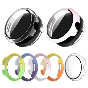 Pixel Watch3 P[X ϏՌ Jo[ Pixel Watch 3 41mm / 45mm KX KXtBt Sʕی tیP[X Google O[OsNZ EHb`3 41mm / 45mm Of[V PF/NA tB