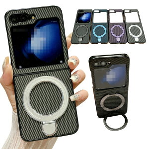 Galaxy Z Flip6 �P�[�X �J�o�[ �܂肽���݌^ �J�[�{���� �n�[�h�P�[�X ��̌^�����O�t�� �X�^���h�@�\ Samsung �T���X�� �M�����N�V�[ Z �t���b�v6 �ی�P�[�X ������� �X�}�[�g�t�H��/�X�}�t�H/�X