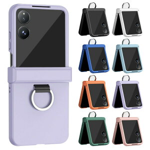 Xiaomi MIX Flip �P�[�X �J�o�[ �܂肽���݌^ �v���X�`�b�N �n�[�h�P�[�X �����O�t�� �����h�~ �w�ʃP�[�X �V���v�� ���� �V���I�~ �~�b�N�X �t���b�v �A���h���C�h �������� ������� �X�g���b