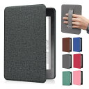Kindle Paperwhite ケース / カバー (第12世代) 2024 7インチ 手帳型 かわいい キャンバス調 PUレザー キンドル オー…