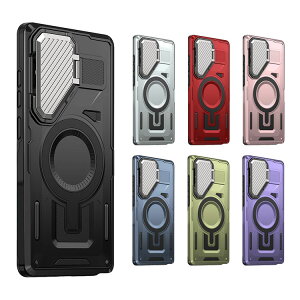 Galaxy S25 �P�[�X �ϏՌ� S25+ S25 Ultra �J�o�[ Qi�[�d ���C�����X�[�d �Ή� �J���������Y �ی� �X�^���h�@�\ �����O�t�� 2�d�\�� Samsung �T���X�� �M�����N�V�[ S25/S25 �v���X/S25 �E���g�� �A���h���C