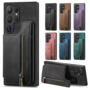 Galaxy S25 �P�[�X S25+/S25 Ultra �J�o�[ �蒠�^ PU���U�[ �}�O�l�b�g���ԍڃz���_�[�Ή� �J�[�h���[ �t�@�X�i�[�t���|�P�b�g �X�g���b�v�z�[���t�� Samsung �T���X�� �M�����N�V�[ S25/S25 �v���X/S25 