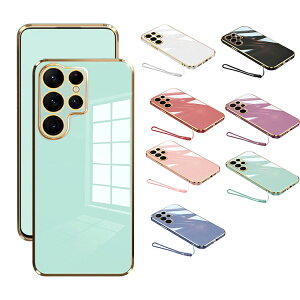 Galaxy S25 �P�[�X �ϏՌ� �J�o�[ �X�g���b�v�t�� ���b�L TPU �\�t�g �P�[�X �X�g���b�v�� �V���v�� ���� ������ S25+/S25 Ultra Samsung �T���X�� �M�����N�V�[ S25/S25 �v���X/S25 �E���g�� �A���h���C