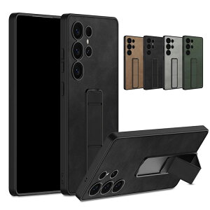 Galaxy S25 �P�[�X S25+/S25 Ultra �J�o�[ �ϏՌ� PU���U�[�P�[�X �X�^���h�@�\ �X�g���b�v�� �A���h���C�h �P�[�X Samsung �T���X�� �M�����N�V�[ S25/S25 �v���X/S25 �E���g�� �X�}�[�g�t�H��/�X�}�t�H/