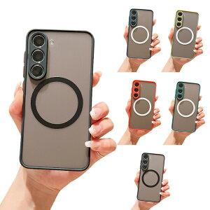 Galaxy S25 �P�[�X �ϏՌ� S25+/S25 Ultra �J�o�[ �N���A ������ �w�ʃ}�b�g Qi�[�d ���C�����X�[�d �Ή� �X�g���b�v�� �V���v�� Samsung �T���X�� �M�����N�V�[ S25/S25 �v���X/S25 �E���g�� �������� ����