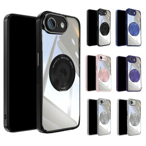 iPhone17e / iPhone16e �P�[�X �N���A �X���� �V���v�� �ϏՌ� �w�ʓ��� TPU ��̌^�X�}�z�����O�t�� �X�^���h�@�\ Qi�[�d ���C�����X�[�d �Ή� Apple �A�C�t�H��16e �J�o�[/�P�[�X �X�g���b�v��