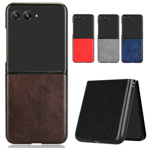 Razr 60/60s/60d �P�[�X Razr60 Ultra �ϏՌ� �J�o�[ �܂肽���݌^ PU���U�[+�v���X�`�b�N �X�g���b�v�z�[���t�� �V���v�� ������ Motorola ���g���[�� ���[�U�[60 / 60 �E���g�� �������� ������� �X�}�z