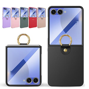 Galaxy Z Flip7 P[X Jo[ ܂肽݌^ TufBXvCtیtB KXtBt Ot vX`bN n[hP[X Vv Samsung TX MNV[ Z tb