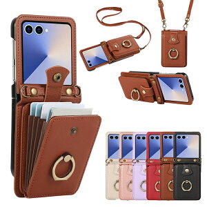 Galaxy Z Flip7 X}zV_[ P[X /Jo[ ܂肽݌^ PUU[ P[X V_[Xgbv |xgt ߉\ ̌^Ot X^h@\ J[h[  Samsung 