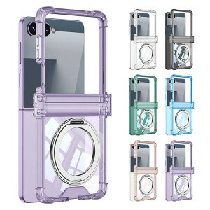 Galaxy Z Flip7 NAP[X Jo[ ܂肽݌^ TufBXvCtیtB KXtBt NA  vX`bN ̌^X}zOt p ی R[i[op[ n