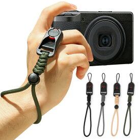 RICOH GR IV ストラップ GR III GR IIIx ハンドストラップ 落下防止 片手巻き 手首 一眼レフ リストストラップ 取り外し簡単 リコー GR3 GR4