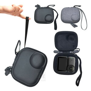 Osmo Nano ケース カバー かばん 手提げ ポーチ ポータブル EVA レザー調 / キャンバス調 カラビナ付き 硬質EVAポーチ DJI Osmo オスモ Nano 保護ケース 収納バッグ 収納ケース 衝撃吸収 キャリングケ