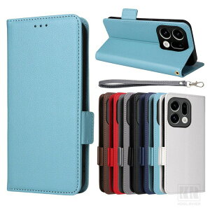 OPPO Find X9 �P�[�X X9 Pro �蒠�^ �J�o�[ �X�g���b�v�t�� �蒠�^PU���U�[�P�[�X �X�^���h�@�\ �J�[�h���[ PU���U�[ �ی�P�[�X �I�b�| �t�@�C���h X9/X9 �v�� �������� ������� �X�}�[�g�t�H��/�X