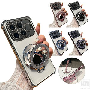 POCO F8 Pro �N���A �P�[�X F8 Ultra �ϏՌ� �����Y�J�o�[�t�� �N���A ���� ���b�L TPU �\�t�g�P�[�X �����^�X�}�z�����O�t�� �X�^���h�@�\ �~���[�t�� �X�g���b�v�� ������ ���� �V���I�~ POCO F8 �v