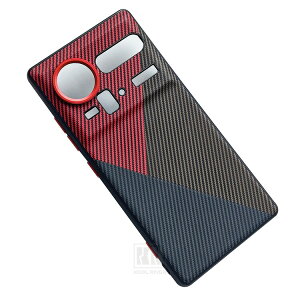Nubia Z80 Ultra �P�[�X �J�o�[ PU���U�[+�v���X�`�b�N �n�[�h�P�[�X �w�ʃP�[�X �X�g���b�v�� ���킢�� ���f�B�[�X ZTE �k�r�A Z80 �E���g�� ������� ��������