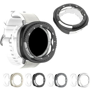 Galaxy Watch8 Classic 46mm �P�[�X �A���~�o���p�[ �v���X�`�b�N ��̌^ ���������� �S�ʕی� Samsung �M�����N�V�[�E�H�b�`8 �N���V�b�N �J�o�[