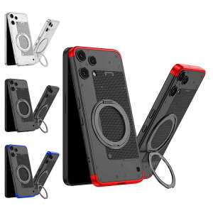 Nothing Phone (3a) Lite �P�[�X 360°��]�B���X�^���h �}�b�g�u���b�N + �K���X�t�B�����t ���z �ϏՌ� 9H�����K���X �i�b�V���O�t�H��3a Lite �J�o�[ �X�g���b�v��