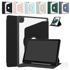 Galaxy Tab A11�P�[�X Tab A11+ 8.7/11�C���` �蒠�^ �J�o�[ �I�[�g�X���[�v �@�\�t�� �N���A �w�ʓ��� PU���U�[ �X�^���h�@�\ 360°��] �y�����[ �T���X�� �M�����N�V�[ �^�uA11/A11+ 8.7/11�C���` �Ռ��z