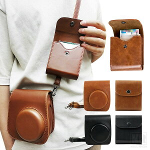 instax mini 12 �P�[�X �J�o�[ �V�����_�[�X�g���b�v�t�� PU���U�[ ���f�B�[�X �ʐ^���[�P�[�X ���|�� �J�����o�b�O �J�����P�[�X FUJIFILM �C���X�^�b�N�X�~�j12 �`�F�L �\�t�g�P�[�X �������߉\