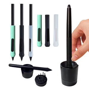 Wacom Pro Pen 3 / Pen 2 �O���b�v + �y���X�^���h ACP50000DZ KP504E �t���A�O���b�v �V���R�� �W���c �c�����t�� �y������ �M���� MovinkPad Pro 14 DTHA140L0Z Intuos Pro Cintiq PTK470 PTK670 PTK870 DTK168 DTK246 DTH246 DTK1660K