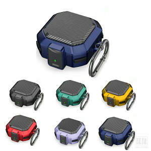 Galaxy Buds4 �P�[�X Buds 4 Pro �J�o�[ �J�[�{���� �J���r�i�t�� TPU+�v���X�`�b�N �n�[�h�P�[�X �V���v�� �ی�J�o�[ �������� ������� Samsung �M�����N�V�[�o�b�Y4 / �o�b�h4 �v�� ���C�����X�C��