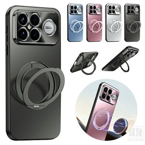 POCO F8 Pro �P�[�X �ϏՌ� F8 Ultra �J�o�[ �}�O�l�b�g���ԍڃz���_�Ή� �}�b�g �A���~�w�ʃP�[�X ��̌^�����O�t�� �X�^���h�@�\ ���������� ������ ���� �V���I�~ POCO F8 �v�� / F8 �E���g�� �A��