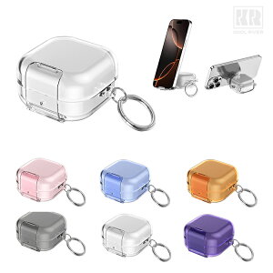 Galaxy Buds4 �P�[�X Buds 4 Pro �N���A �J�o�[ ���� �ϏՌ� TPU �\�t�g �P�[�X �X�^���h�@�\���� �V���v�� �J���r�i�t�� �N���A�P�[�X �ی�J�o�[ �������� ������� Samsung �M�����N�V�[�o�b�Y4 / �o