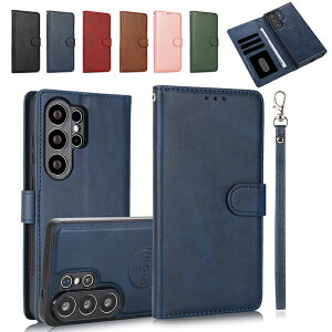 Galaxy S26 �P�[�X �蒠�^ S26+/S26 Ultra�J�o�[ �ϏՌ� �X�g���b�v�t�� �}�O�l�b�g���ԍڃz���_�Ή� �蒠�^PU���U�[�P�[�X �X�^���h�@�\ 2WAY �����^ ���z�^ �V���v�� ������ Samsung �T���X�� �M����