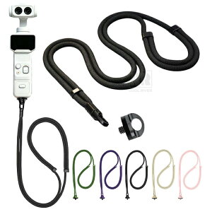 Insta360 Luna Ultra / Pro �V�����_�[�X�g���b�v ���|�� �l�b�N�X�g���b�v �����h�~ �J�����R �������[�h�t�� �O�r�����p 1/4�C���`�Ή� �������߉\ �C���X�^360