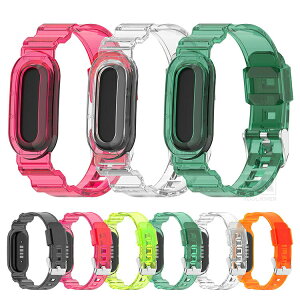 Fitbit Air �P�[�X �o���h ��̌^ �J�o�[ �ی�P�[�X+���X�g�o���h TPU �N���A ���� �ϏՌ� �\�t�g�P�[�X �V���v�� �����ȒP �t�B�b�g�r�b�g �G�A