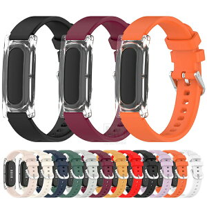 Fitbit Air �P�[�X �o���h �J�o�[ �v���X�`�b�N�n�[�h�P�[�X�{�V���R�����X�g�o���h �ی�P�[�X �N���A ���� �ϏՌ� �V���v�� �����ȒP �t�B�b�g�r�b�g �G�A