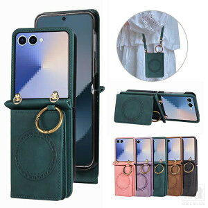 Galaxy Z Flip8 �P�[�X �X�}�z�V�����_�[ �J�o�[ PU���U�[ �}�O�l�b�g���ԍڃz���_�[�Ή� �V�����_�[�X�g���b�v ���|���x���g�t�� �������߉\ ��̌^�����O�t�� �X�^���h�@�\ �J�[�h���[ Samsun