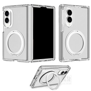 Galaxy Z Fold8 Wide �P�[�X �N���A �J�o�[ ���� �܂肽���݌^ TPU + �v���X�`�b�N �n�[�h�P�[�X Qi�[�d ���C�����X�[�d�Ή� ��̌^�����O�t�� �X�^���h�@�\ �ی�P�[�X �V���v�� Samsung �T���X�� �M
