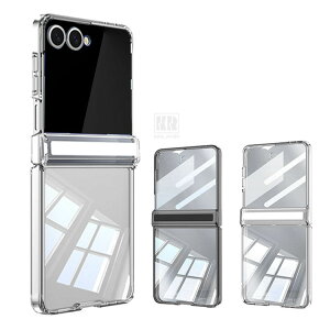 Galaxy Z Flip8 �P�[�X �N���A �J�o�[ �܂肽���݌^ ���� TPU �\�t�g�P�[�X �p �ی� �R�[�i�[�o���p�[ Samsung �T���X�� �M�����N�V�[ Z �t���b�v8 �ی�P�[�X �A���h���C�h �������� ������� �X�}�[