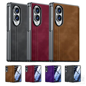 Galaxy Z Fold8 �P�[�X �ϏՌ� �J�o�[ �܂肽���݌^ �����K���X�t�B�����t�� �v���X�`�b�N + PU���U�[ �X�e�b�` �`�����h�~ �ی�P�[�X �V���v�� Samsung �T���X�� �M�����N�V�[ �t�H�[���h8 ������
