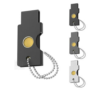 YubiKey 5�p / 5C NFC�p �P�[�X �o���p�[ �J�o�[ �A���~ �`�F�[���X�g���b�v�t�� �ی�P�[�X