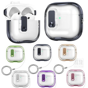AirPods5�p �N���A�P�[�X AirPods4�p ���b�L ���� �J�o�[ �J���r�i�t�� �ی�J�o�[ Qi�[�d ���C�����X�[�d �Ή� �G�A�[�|�b�Y�p ��4/5���� ���C�����X�C���z�� ���h�~ �ی�P�[�X