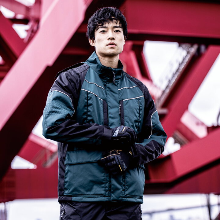 楽天市場】【即日出荷】 防寒着 ダウンジャケット フード付き 反射 上  