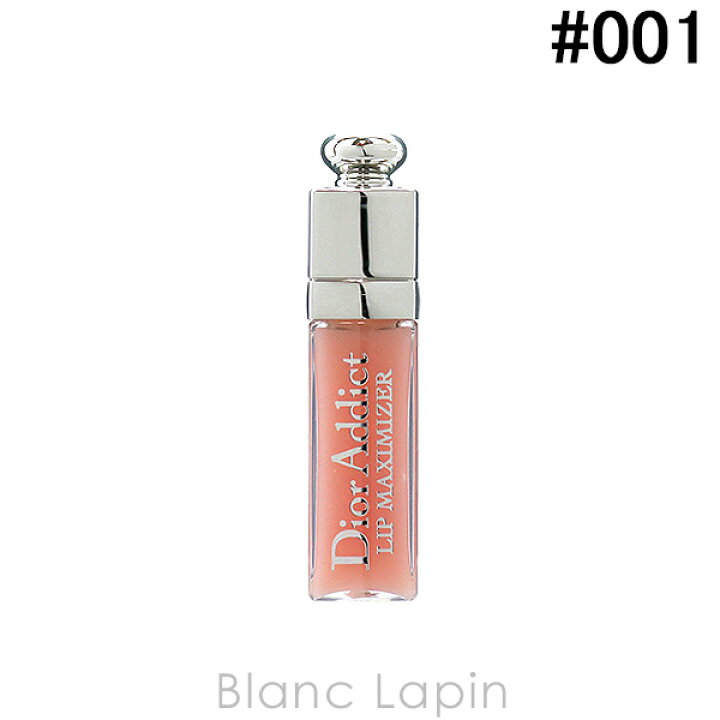 【ミニサイズ】 クリスチャンディオール Dior ディオールアディクトリップマキシマイザー #001 ピンク 2ml [450072]  BLANC LAPIN ［ブランラパン］