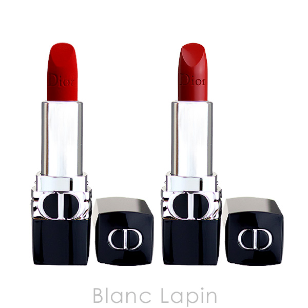 【ミニサイズセット】 クリスチャンディオール Dior ルージュディオールデュオ #999 SATIN #999 VELVET 1.5gx2  [557375] | BLANC LAPIN ［ブランラパン］