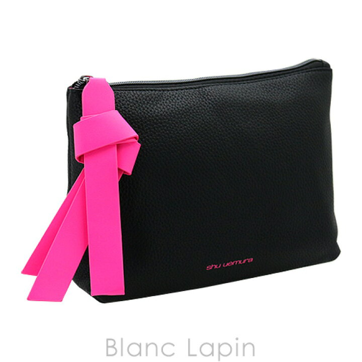 楽天市場 ノベルティ シュウウエムラ Shu Uemura コスメポーチ ブラック Blanc Lapin ブランラパン