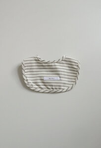 【レビュー特典あり】防水生地入り ボーダー スタイ よだれかけ 赤ちゃん 3カラー ベビースタイ かわいい おしゃれ 海外子供服 シンプル 淡色 よだれカバー 春 夏 ネイビー グレー ベージュ