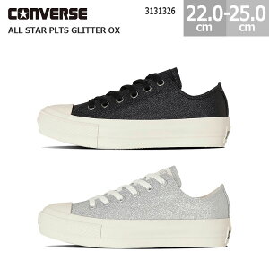 Ro[X Xj[J[ I[X^[ PLTS Ob^[ OX  CONVERSE ALL STAR PLTS GLITTER OX fB[X ubN Vo[ 22.0-25.0cm 3131326