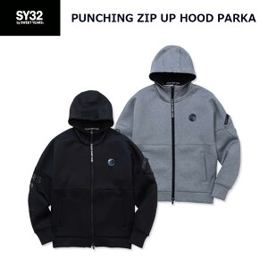 SY32 StEGA p`O WbvAbv t[hp[J[ SYG-24S07 PUNCHING ZIP UP HOOD PARKA GXCT[eBgDoCXB[gC[Y Y ubN OC M L XL