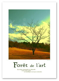 A3サイズ ポスター 【Foret】 インテリア アート 風景,景色 フォトポスター Interior Art Poster