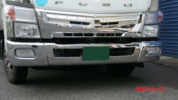 楽天市場】三菱ふそう ブルーテックキャンター ワイド用 メッキ 